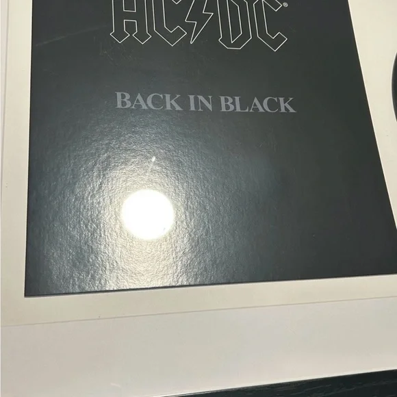🔥AC/DC 35x22 Framed Album “Back In Black”🎙️🔥